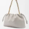 Flamenco Purse grande em pele de borrego napa suave Flamenco Purse grande em pele de borrego napa suave
