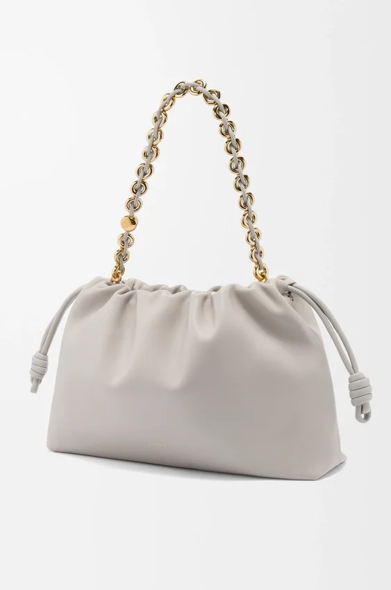 Flamenco Purse grande em pele de borrego napa suave Flamenco Purse grande em pele de borrego napa suave