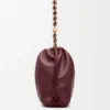 Flamenco Purse grande em pele de borrego napa suave Flamenco Purse grande em pele de borrego napa suave