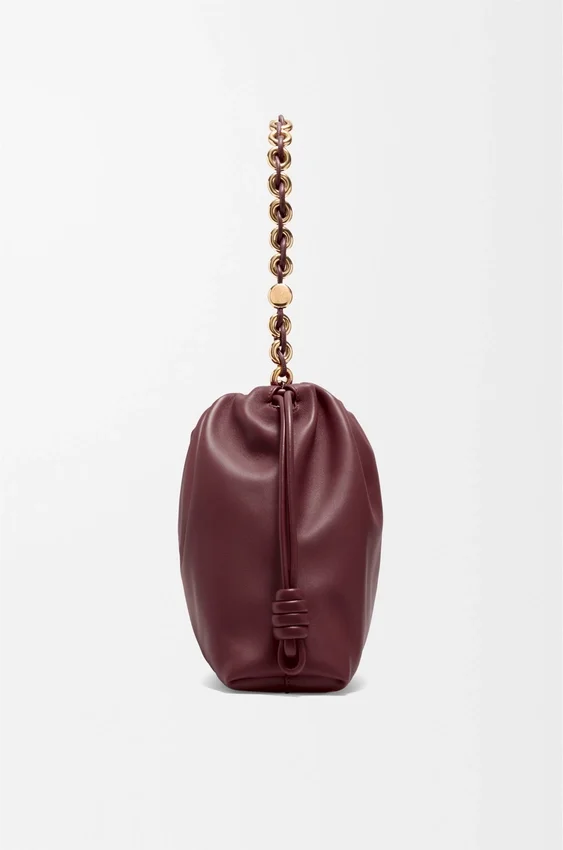 Flamenco Purse grande em pele de borrego napa suave Flamenco Purse grande em pele de borrego napa suave