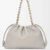 Flamenco Purse grande em pele de borrego napa suave Flamenco Purse grande em pele de borrego napa suave
