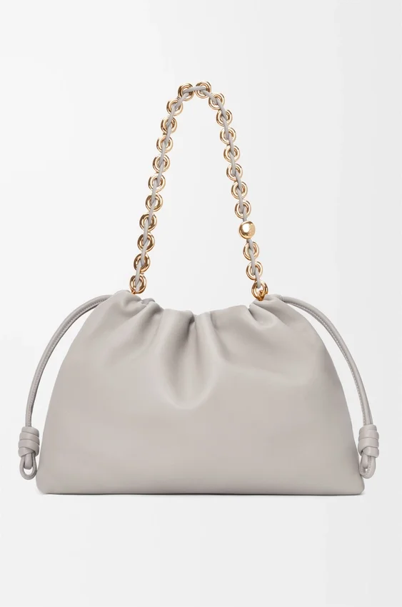 Flamenco Purse grande em pele de borrego napa suave Flamenco Purse grande em pele de borrego napa suave