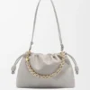 Flamenco Purse grande em pele de borrego napa suave Flamenco Purse grande em pele de borrego napa suave