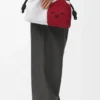 Flamenco Purse Média com Contas de Leão em lona com contas e pele de bezerro Flamenco Purse Média com Contas de Leão em lona com contas e pele de bezerro
