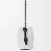 Flamenco Purse Média com Contas de Leão em lona com contas e pele de bezerro Flamenco Purse Média com Contas de Leão em lona com contas e pele de bezerro