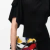 Flamenco Purse Média em Nappa Bordada Flamenco Purse Média em Nappa Bordada
