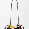 Flamenco Purse Média em Nappa Bordada Flamenco Purse Média em Nappa Bordada