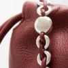 Flamenco Purse Média em pele de bezerro de grão fino Flamenco Purse Média em pele de bezerro de grão fino