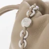 Flamenco Purse Média em pele de bezerro de grão fino Flamenco Purse Média em pele de bezerro de grão fino