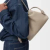 Flamenco Purse Média em pele de bezerro de grão fino Flamenco Purse Média em pele de bezerro de grão fino