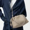 Flamenco Purse Média em pele de bezerro de grão fino Flamenco Purse Média em pele de bezerro de grão fino