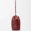 Flamenco Purse Média em pele de bezerro de grão fino Flamenco Purse Média em pele de bezerro de grão fino