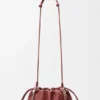 Flamenco Purse Média em pele de bezerro de grão fino Flamenco Purse Média em pele de bezerro de grão fino