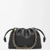 Flamenco Purse Média em pele de cordeiro napa suave Flamenco Purse Média em pele de cordeiro napa suave