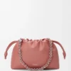 Flamenco Purse Média em pele de cordeiro napa suave Flamenco Purse Média em pele de cordeiro napa suave
