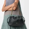 Flamenco Purse Média em pele de cordeiro napa suave Flamenco Purse Média em pele de cordeiro napa suave