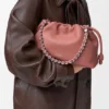 Flamenco Purse Média em pele de cordeiro napa suave Flamenco Purse Média em pele de cordeiro napa suave