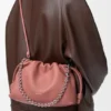 Flamenco Purse Média em pele de cordeiro napa suave Flamenco Purse Média em pele de cordeiro napa suave
