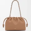 Flamenco Purse Média em pele de cordeiro napa suave Flamenco Purse Média em pele de cordeiro napa suave