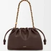 Flamenco Purse Média em pele de cordeiro napa suave Flamenco Purse Média em pele de cordeiro napa suave