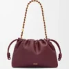 Flamenco Purse Média em pele de cordeiro napa suave Flamenco Purse Média em pele de cordeiro napa suave