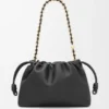 Flamenco Purse Média em pele de cordeiro napa suave Flamenco Purse Média em pele de cordeiro napa suave