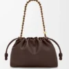 Flamenco Purse Média em pele de cordeiro napa suave Flamenco Purse Média em pele de cordeiro napa suave