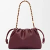 Flamenco Purse Média em pele de cordeiro napa suave Flamenco Purse Média em pele de cordeiro napa suave