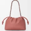Flamenco Purse Média em pele de cordeiro napa suave Flamenco Purse Média em pele de cordeiro napa suave