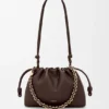 Flamenco Purse Média em pele de cordeiro napa suave Flamenco Purse Média em pele de cordeiro napa suave