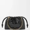 Flamenco Purse Média em pele de hagfish Flamenco Purse Média em pele de hagfish