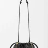 Flamenco Purse Média em pele de hagfish Flamenco Purse Média em pele de hagfish