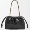 Flamenco Purse Média em pele de hagfish Flamenco Purse Média em pele de hagfish