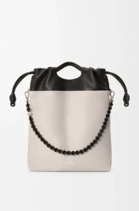 Flamenco Purse Tote em pele de borrego napa suave Flamenco Purse Tote em pele de borrego napa suave