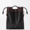 Flamenco Purse Tote em pele de borrego napa suave Flamenco Purse Tote em pele de borrego napa suave