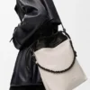 Flamenco Purse Tote em pele de borrego napa suave Flamenco Purse Tote em pele de borrego napa suave