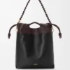 Flamenco Purse Tote em pele de borrego napa suave Flamenco Purse Tote em pele de borrego napa suave