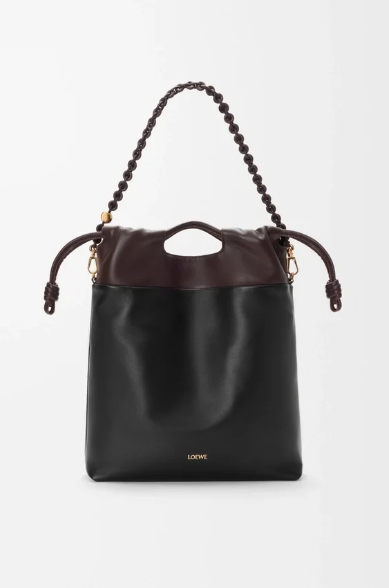 Flamenco Purse Tote em pele de borrego napa suave Flamenco Purse Tote em pele de borrego napa suave