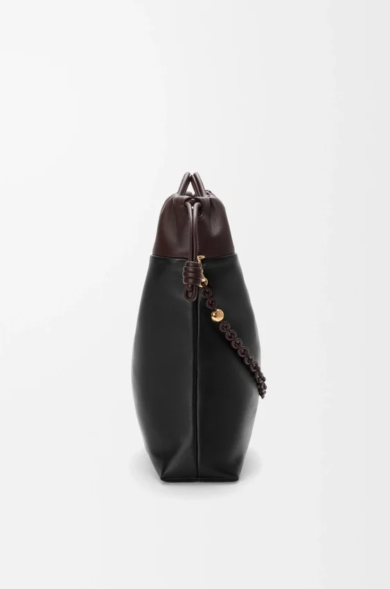 Flamenco Purse Tote em pele de borrego napa suave Flamenco Purse Tote em pele de borrego napa suave