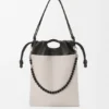 Flamenco Purse Tote em pele de borrego napa suave Flamenco Purse Tote em pele de borrego napa suave