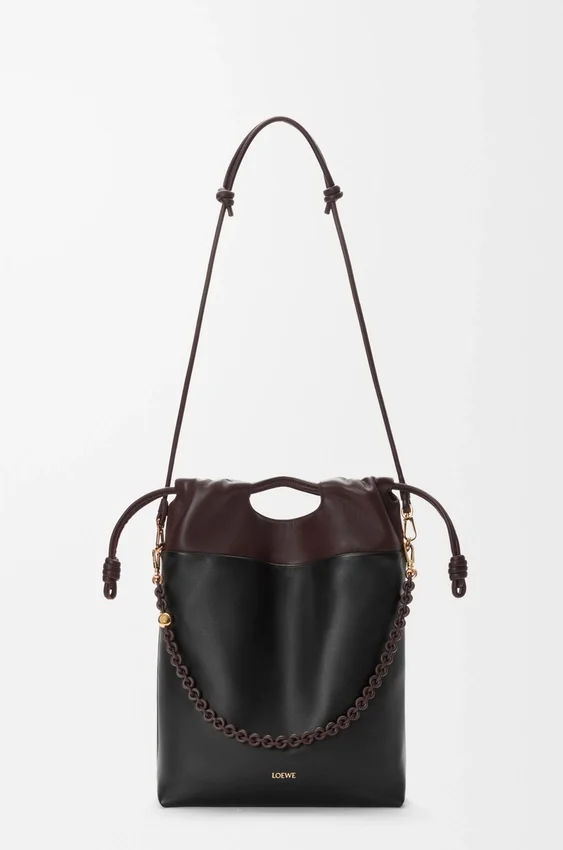 Flamenco Purse Tote em pele de borrego napa suave Flamenco Purse Tote em pele de borrego napa suave