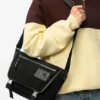 Flex Messenger Média em lona e camurça Flex Messenger Média em lona e camurça