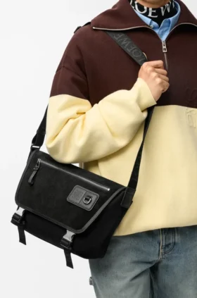 Flex Messenger Média em lona e camurça