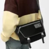 Flex Messenger Média em lona e camurça Flex Messenger Média em lona e camurça