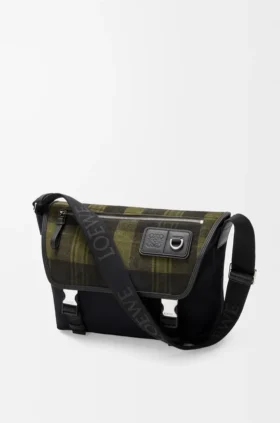 Flex Messenger Média em lona e camurça escovada