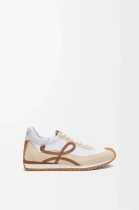 Flow Runner 2.0 em nylon e camurça