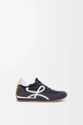 Flow Runner 2.0 em nylon e camurça