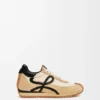 Flow Runner em nylon e camurça Flow Runner em nylon e camurça