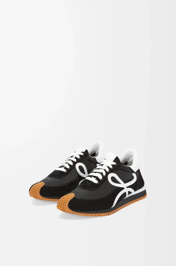Flow Runner em nylon e camurça Flow Runner em nylon e camurça