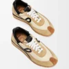 Flow Runner em nylon e camurça Flow Runner em nylon e camurça